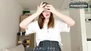 So CUTE! Teen Shyblanche Cumming on Videocall with You. Schoolgirl Uniform Sexdater