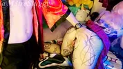 Beautiful blonde alternative sucks and gets cum on it - M3treSluggy