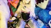 Beautiful blonde alternative sucks and gets cum on it - M3treSluggy
