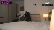 How Step Mom’s Double Creampie Lust Explodes Over Step Son’s Porn in Bed?