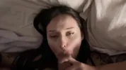First time meeting my stepsister in a hotel room / she's so cute when I f@ck her mouth