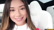 Hot Petite Girl Fucks In Wild Tesla Self Driving - Xxlayna Marie - Luke Cooper