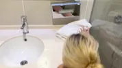 I DID NOT HAVE TIME TO WASH, AND MY ASS IS ALREADY AGAIN IN CUM