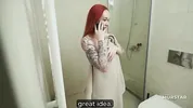 Stepmom's Phone Call Leads to Unexpected Doggy Position | Redhead Step Mom Taboo Sex
