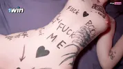 Bitch wants to fuck, jerks me off with her foot and fucks me with her ass - pinkloving