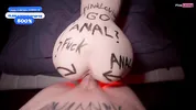 Bitch wants to fuck, jerks me off with her foot and fucks me with her ass - pinkloving