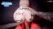 Bitch wants to fuck, jerks me off with her foot and fucks me with her ass - pinkloving