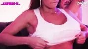 Busty Horny Latinas masturbating and sucking wet pussy