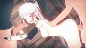 【Genshin Impact Kamisato Ayaka】gangbang 3D Hentai Animation.(Fingering,handjob,blowjob,sex)