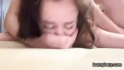 Stepsis was angry on cheating BF asked her stepbro to fill her holes