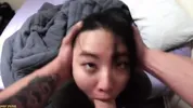 POV facefucking amateur asian ANAL queen
