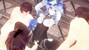 【Genshin Impact Ganyu #03】gangbang 3D Hentai Animation.(Fingering,handjob,blowjob,sex)