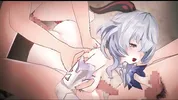 【Genshin Impact Ganyu #03】gangbang 3D Hentai Animation.(Fingering,handjob,blowjob,sex)