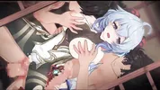【Genshin Impact Ganyu #03】gangbang 3D Hentai Animation.(Fingering,handjob,blowjob,sex)