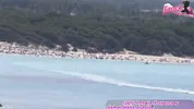 Hot German Latina fucks on vacation at the beach