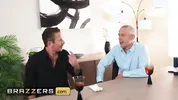 BRAZZERS - Mick Blue’s Plan For A Threesome Actually Works When Chantal Danielle Fucks Scott Nails