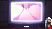 Nobara loves getting fucked while watching porn on the projector