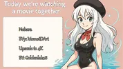 Nobara loves getting fucked while watching porn on the projector