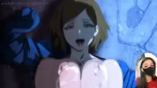 Nobara loves getting fucked while watching porn on the projector