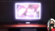 Nobara loves getting fucked while watching porn on the projector