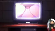 Nobara loves getting fucked while watching porn on the projector
