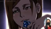 Nobara loves getting fucked while watching porn on the projector