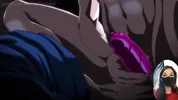 Nobara loves getting fucked while watching porn on the projector
