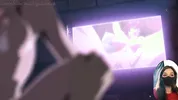 Nobara loves getting fucked while watching porn on the projector