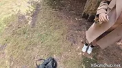 Pretty Stranger Plays a Game and Gets Fucked in Public