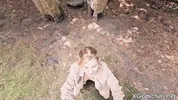 Pretty Stranger Plays a Game and Gets Fucked in Public