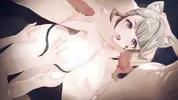 【Genshin Impact Lynette】gangbang 3D Hentai Animation.(Fingering,handjob,blowjob,sex)