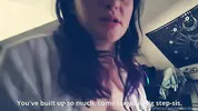 POV You Have the Hottest Step-Sis That Edges Your Cock and Lets You Suck On Her Big Tits JOI Dirty Talk