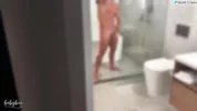 Horny Babysitter Catches Cheating Boss Jerking Off In Shower & Gets Ass Fucked Hard