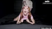 Big Titty Redhead Teen Goes Crazy On The Dick