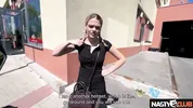 NastyClub - Busty French Babe Jade Jadore in POV Scooter Video Butt Naked and Tits Out!