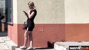 NastyClub - Busty French Babe Jade Jadore in POV Scooter Video Butt Naked and Tits Out!