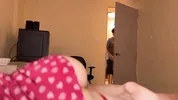 A stranger in my room sees me in sexy lingerie... We ended up having sex and I had a big squirt