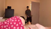 A stranger in my room sees me in sexy lingerie... We ended up having sex and I had a big squirt