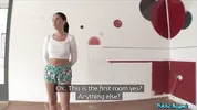 Public Agent - Hot British brunette bounces her BIG ASS on my cock