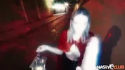 NastyClub - Busty French Jade J'adore Stripped Down by Wizard with Magic Wand!