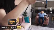 BRAZZERS - Scott Nails Turns His Frustration Into Rough Sex After Yhivi Messes With His Game
