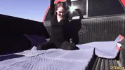 Angel Smalls Cums Hard and Takes His Load in Her Mouth