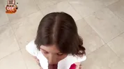 Nasty stepfather hits on his cute stepdaughter’s big BUTT and fucks her hard and gentle