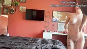 Her first Sextape. Green eyes, Perfect tits & Raw Creampie