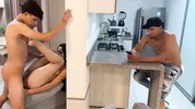 Mi cuckold husband does not know that his best friend fucks me very rich secretly from him.
