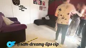 A game of darts that ends in a 6-person orgy, with everyone swapping partners