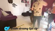 A game of darts that ends in a 6-person orgy, with everyone swapping partners