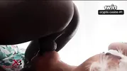 Petite Latina receives a huge BBC cock up her ass for the first time.