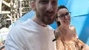 Day out at the funfair. Tits exposed on ride/accidental public nip slip