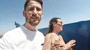 Day out at the funfair. Tits exposed on ride/accidental public nip slip